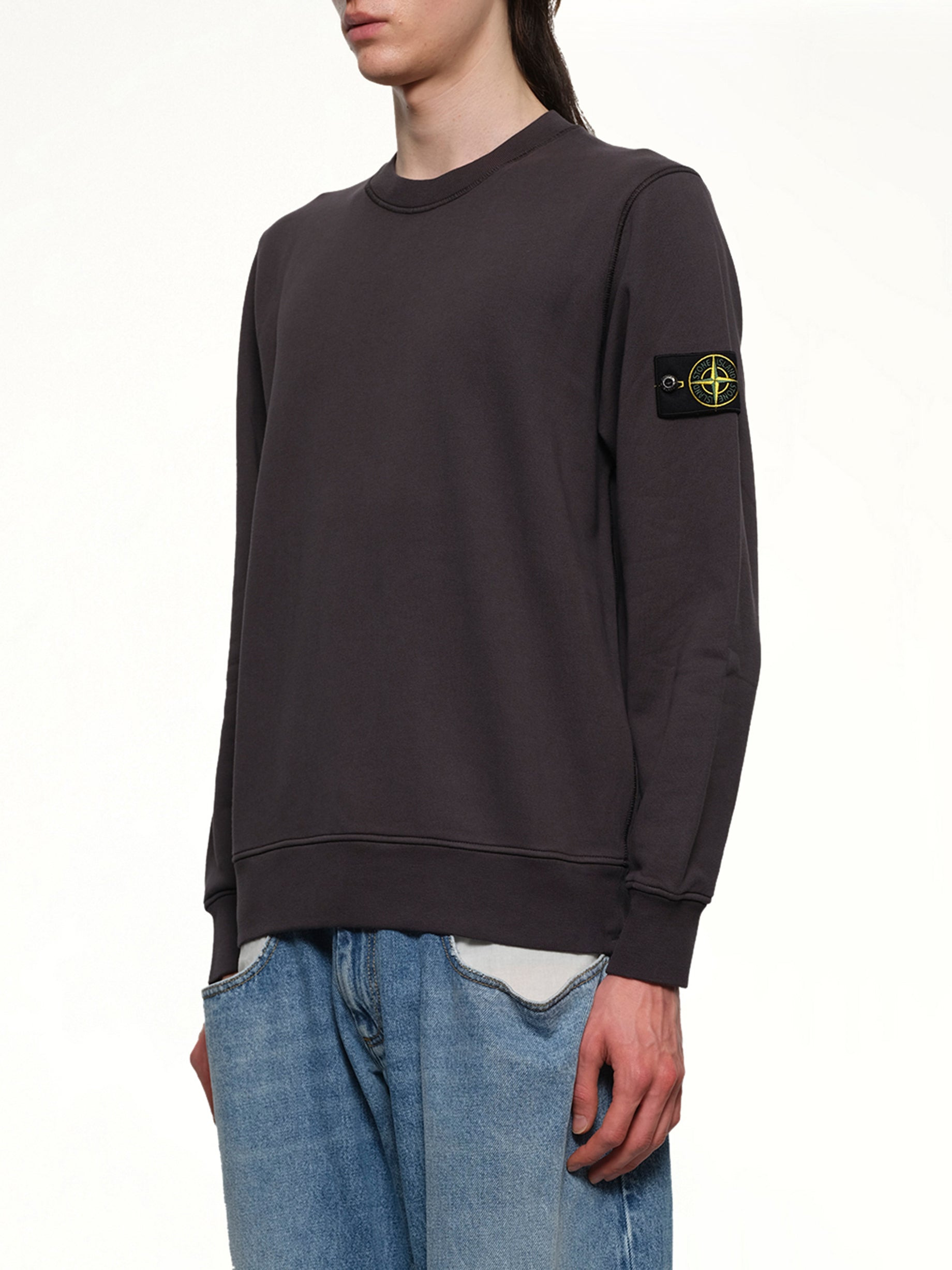 610006 Crewneck Sweatshirt in Lead Grey - 3