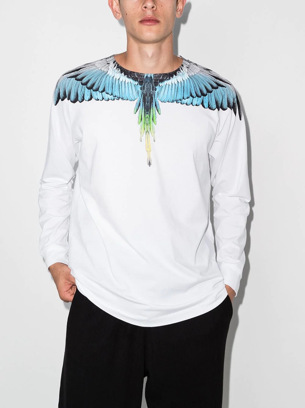 Wings-print long-sleeve T-shirt - 2