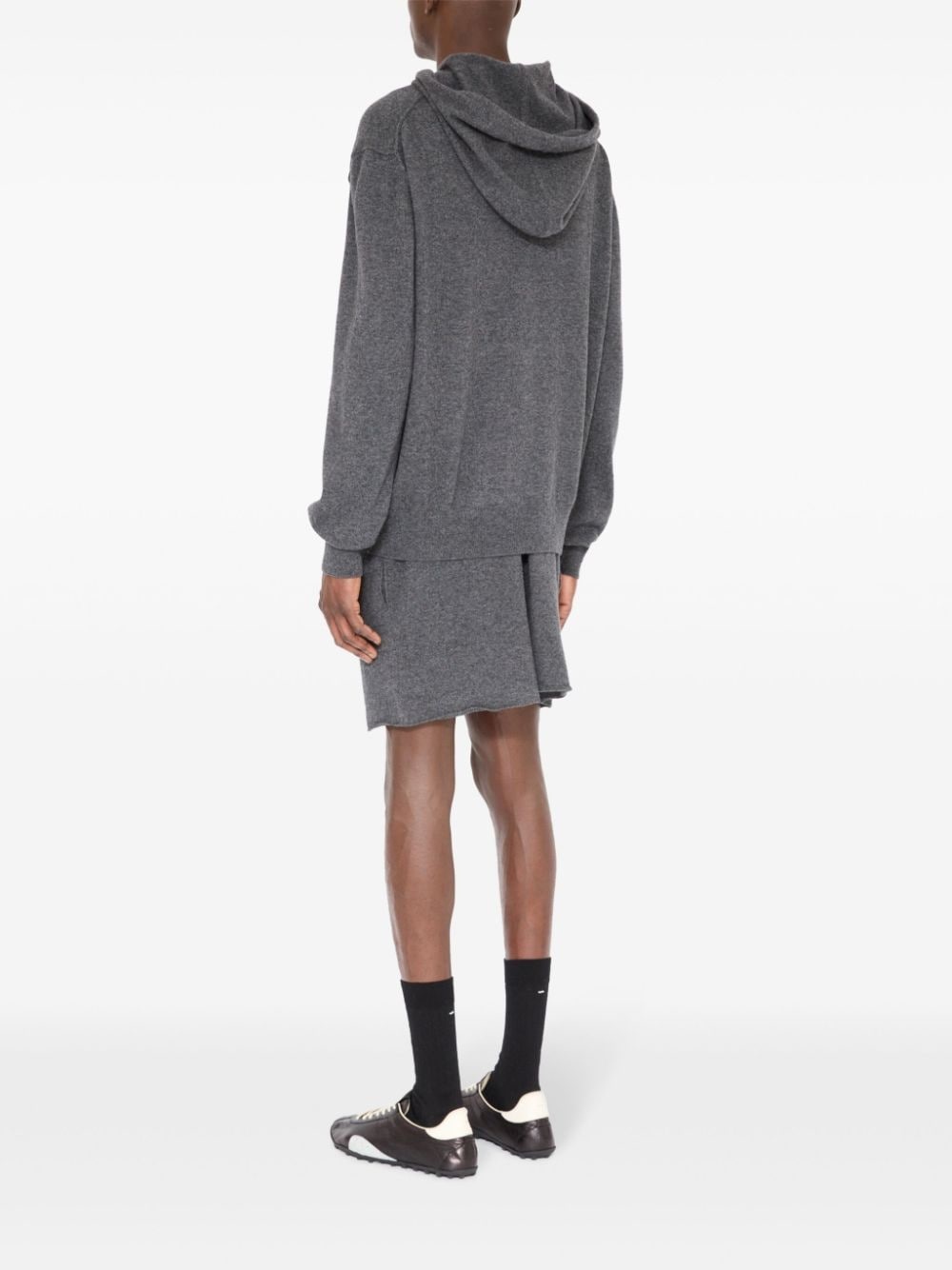 brushed zipped hoodie - 6