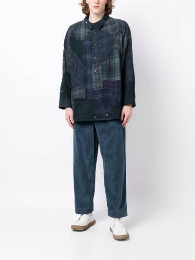 By Walid Miles patchwork shirt outlook