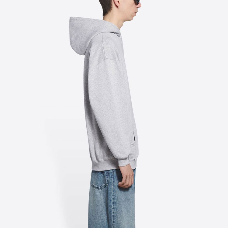 Balenciaga Political Campaign Hoodie Medium Fit 'Grey' 600583TKVI91379 - 3