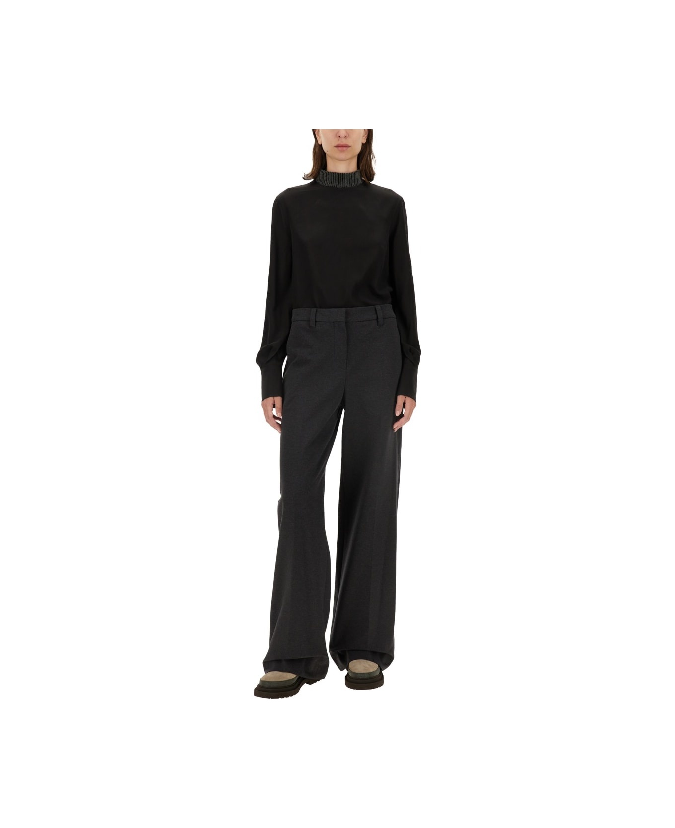 Wide Leg Pants - 2
