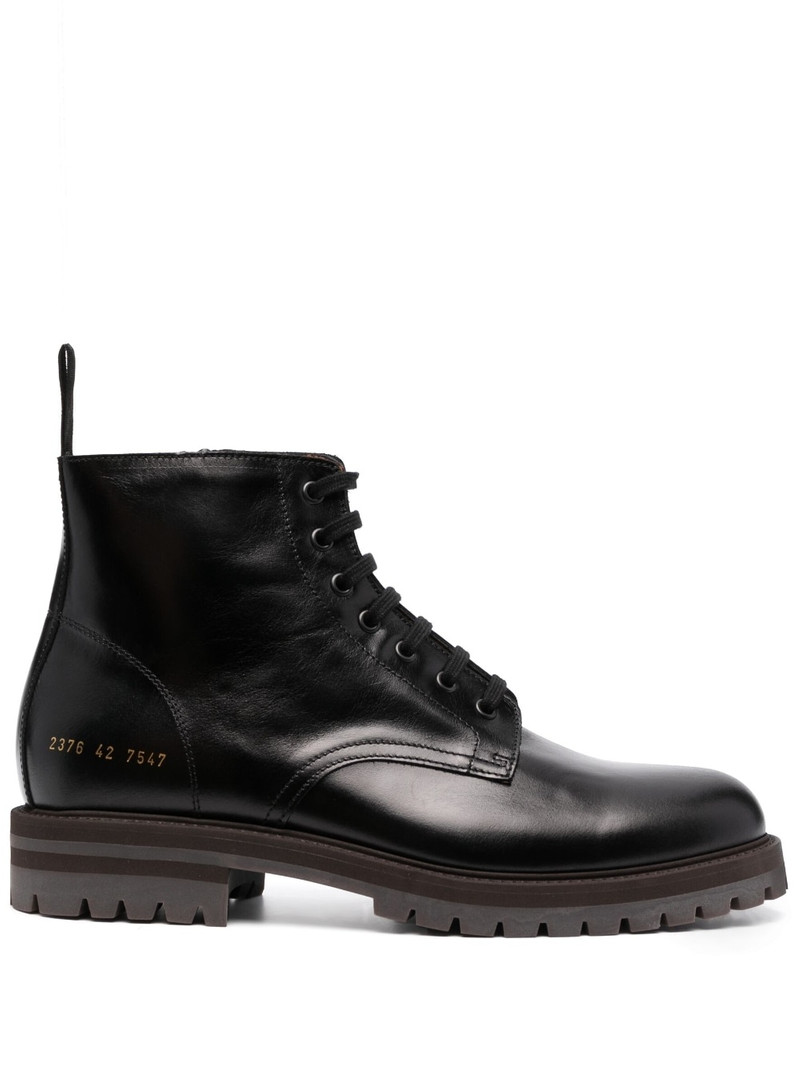 number-motif combat boots 1