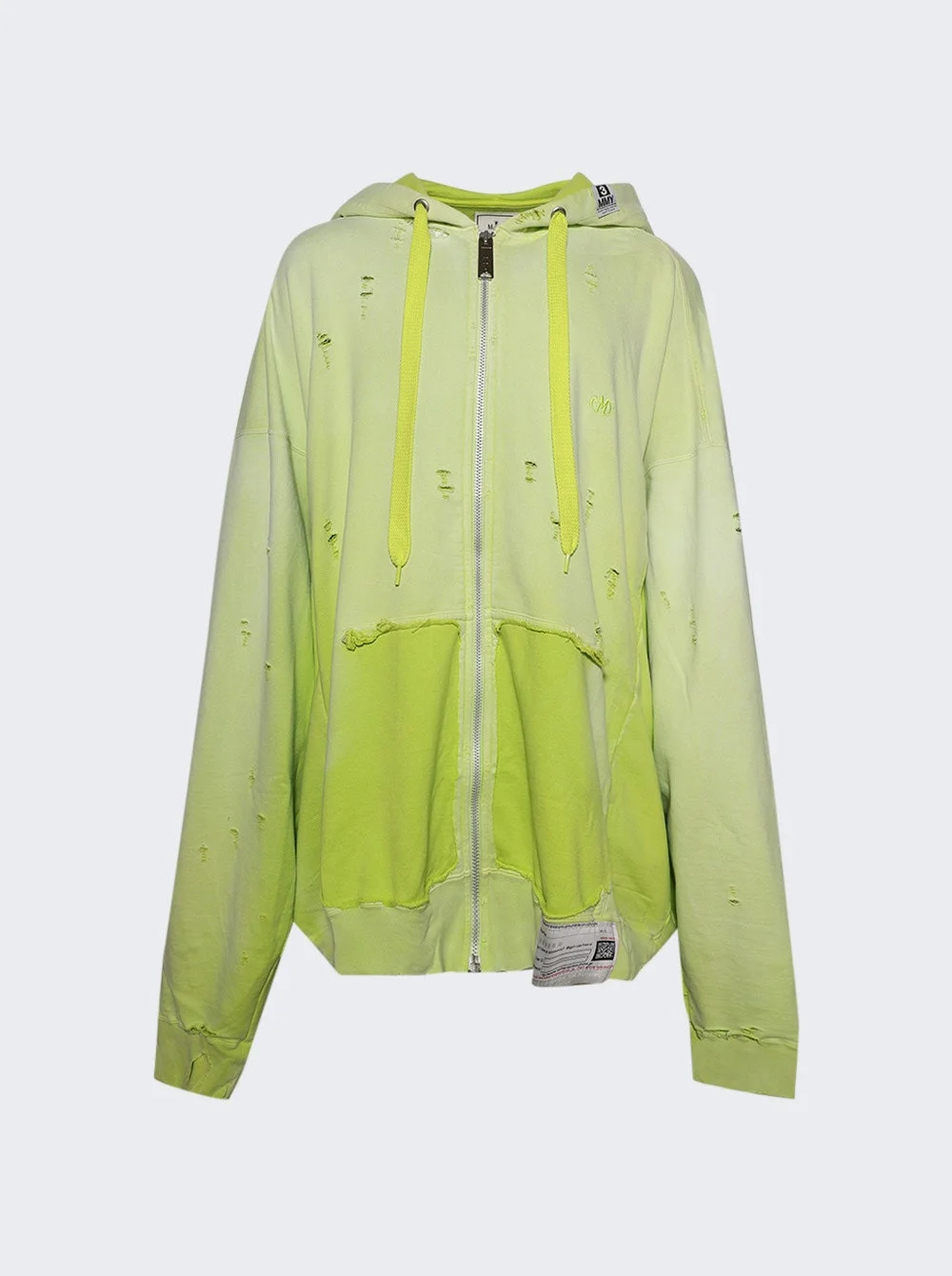 Sun Faded Huge Parka Yellow - 1