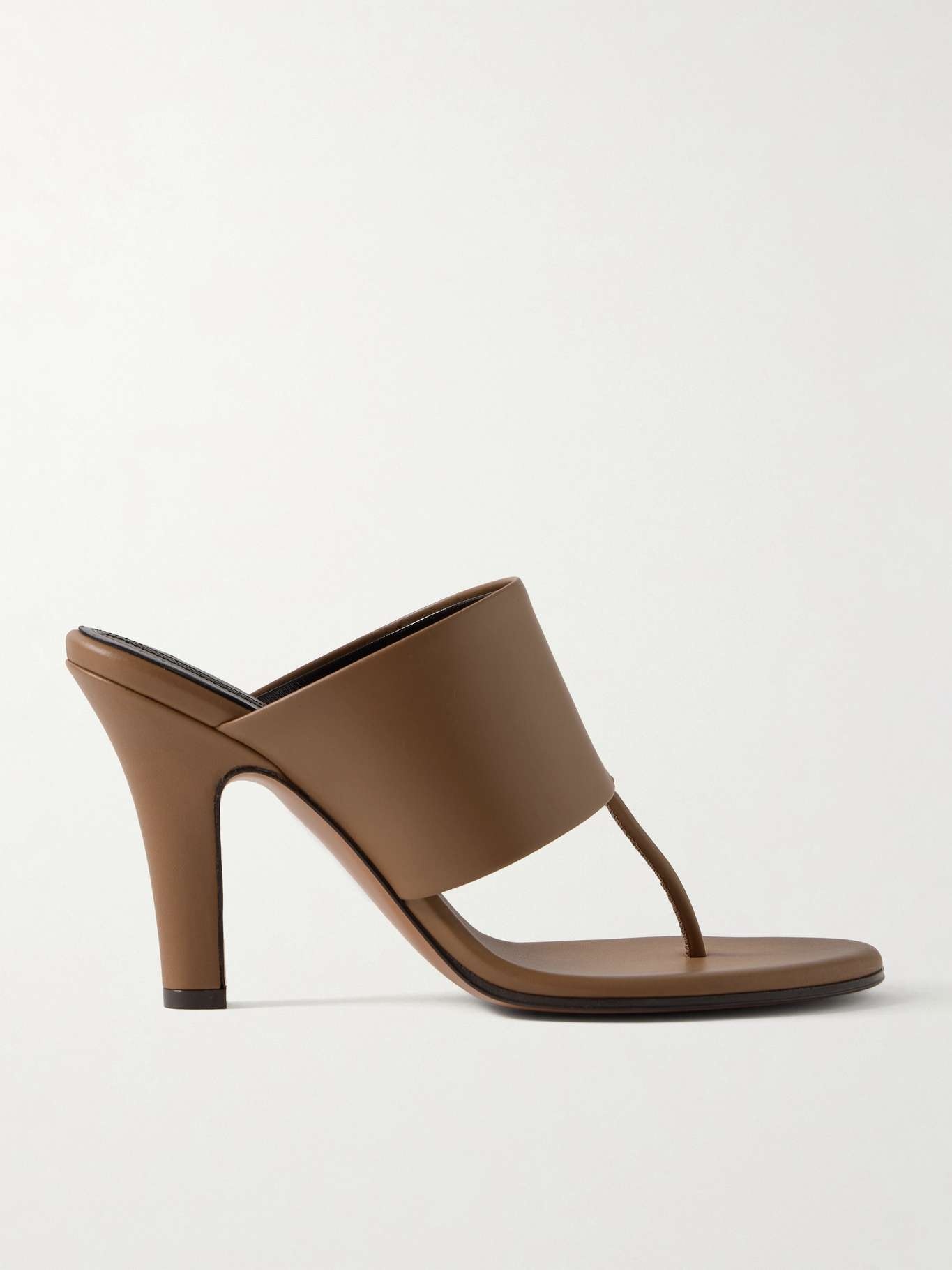 The Row Signum leather sandals Tan | REVERSIBLE