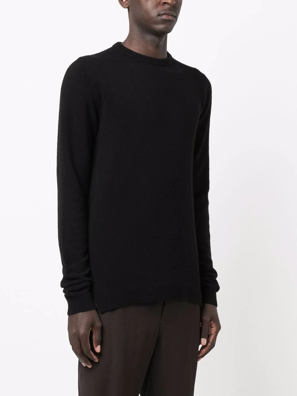 crew-neck rib-trimmed jumper - 3