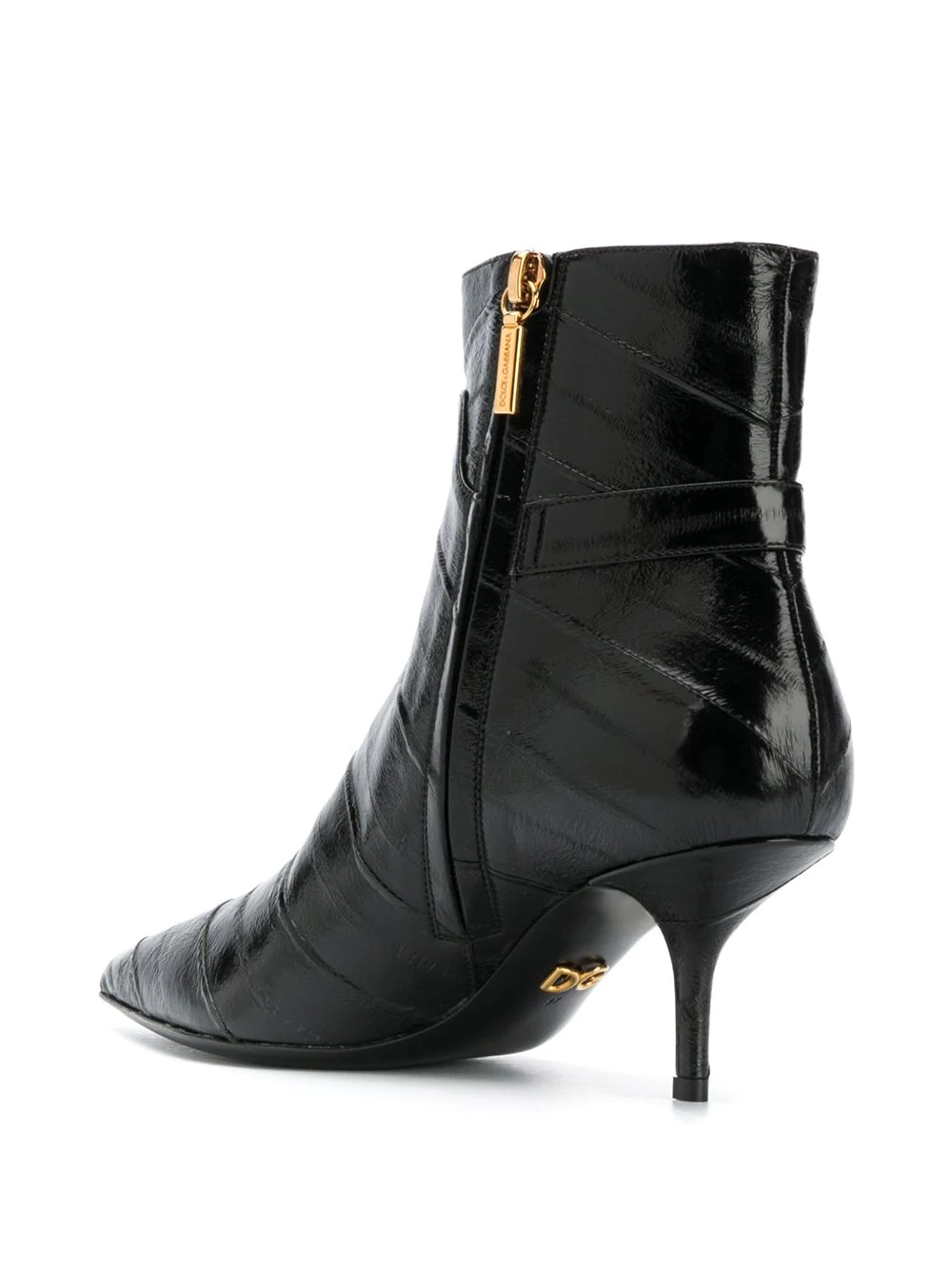 Cardinale crossed logo ankle boots - 3