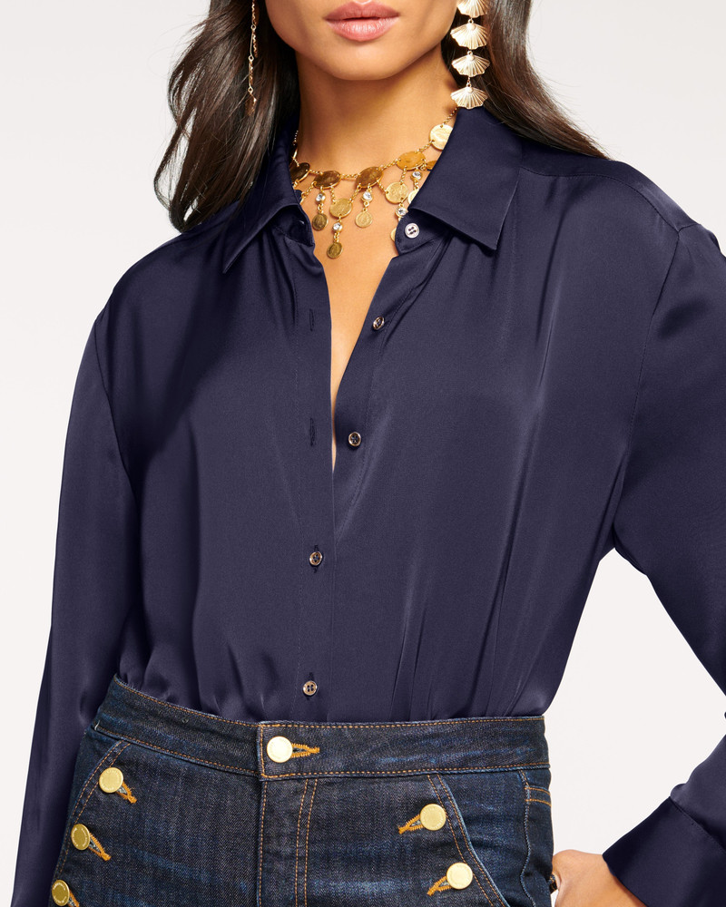 Kolby Oversized Button Down Blouse 3