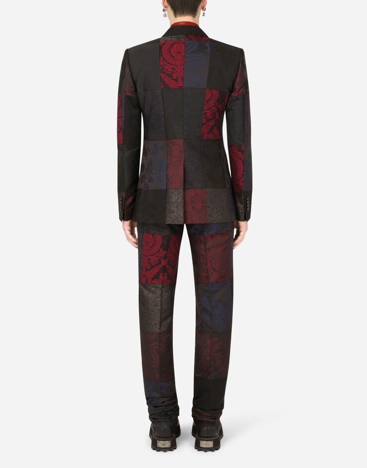 Jacquard patchwork Sicilia-fit suit - 2