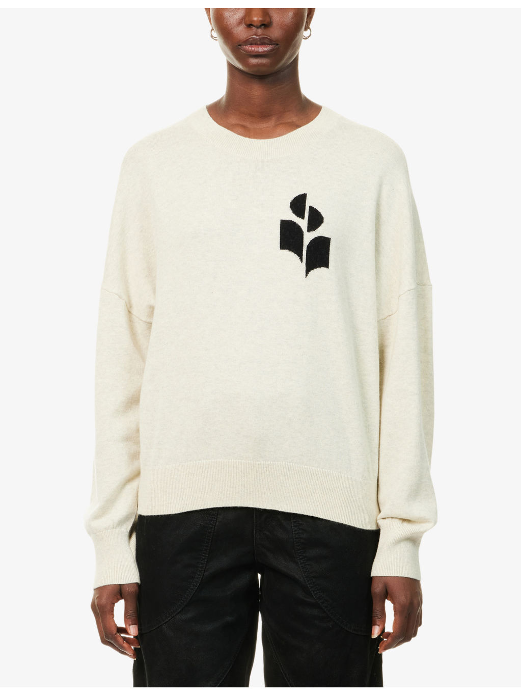 Marisans Intarsia Cotton-Blend Knitted Jumper - 3