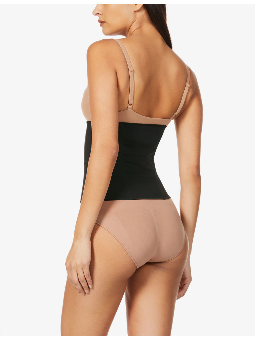 Boned stretch-woven waist trainer - 4