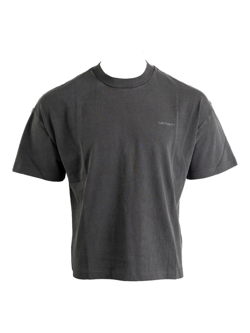 logo-embroidered t-shirt 1