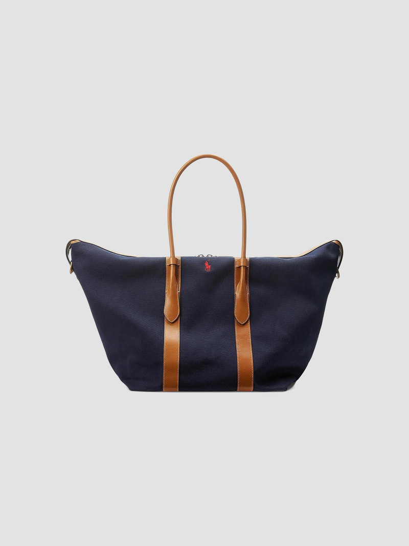 Women's Extra-Large Bellport Canvas Tote Bag - Navy 1