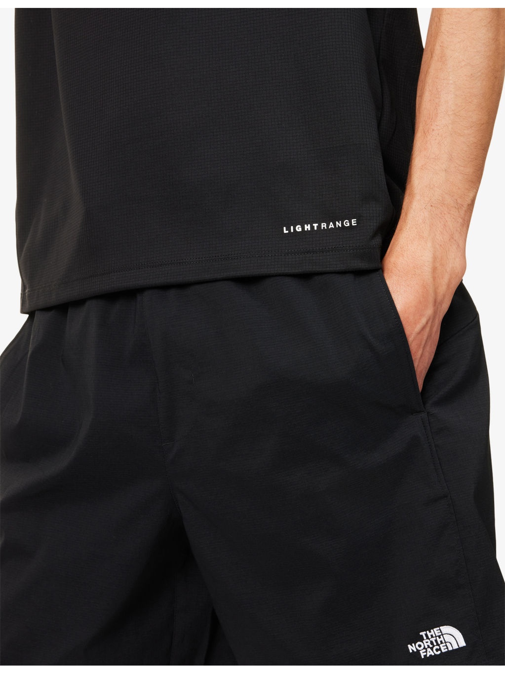 Shadow Logo-Print Woven T-Shirt - 5