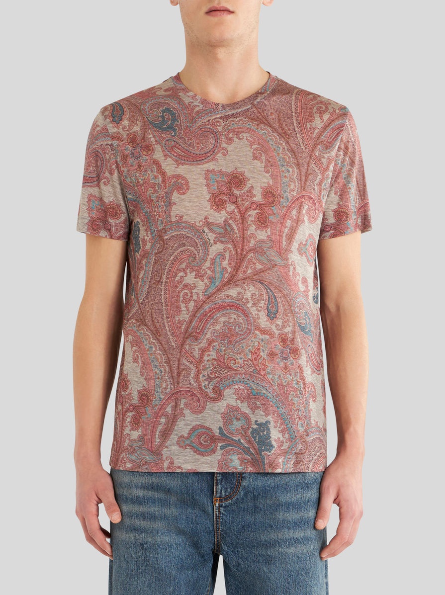 PAISLEY LYOCELL T-SHIRT - 2