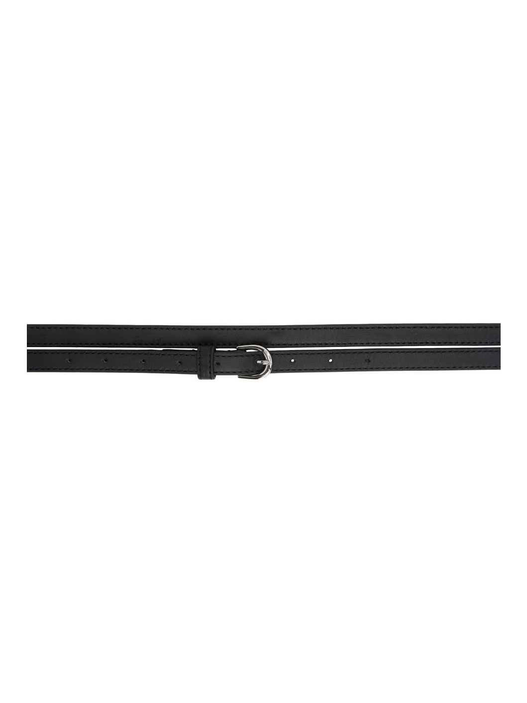 Black Double Wrap Belt - 1