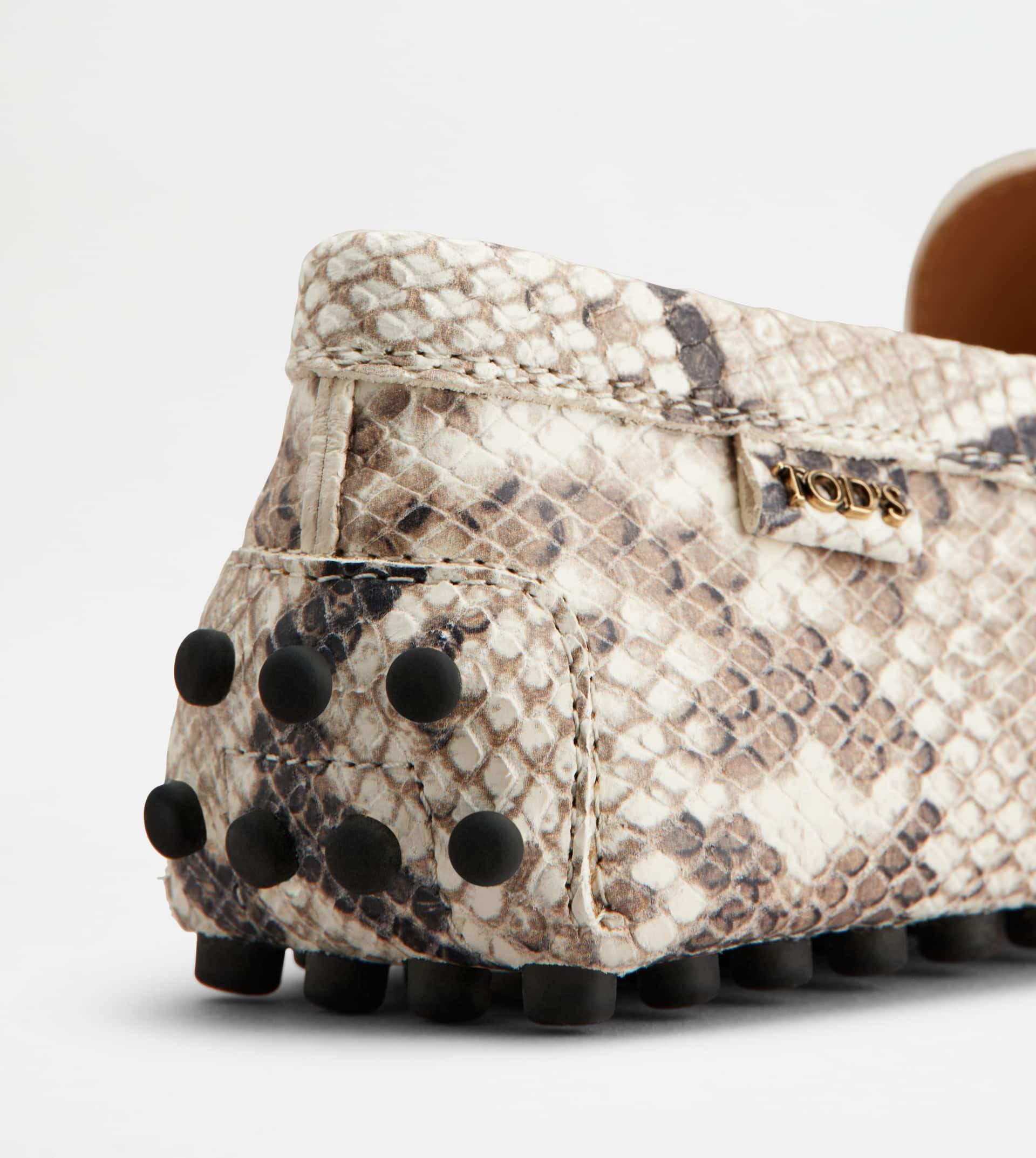 GOMMINO DRIVING SHOES IN LEATHER - BEIGE - 5