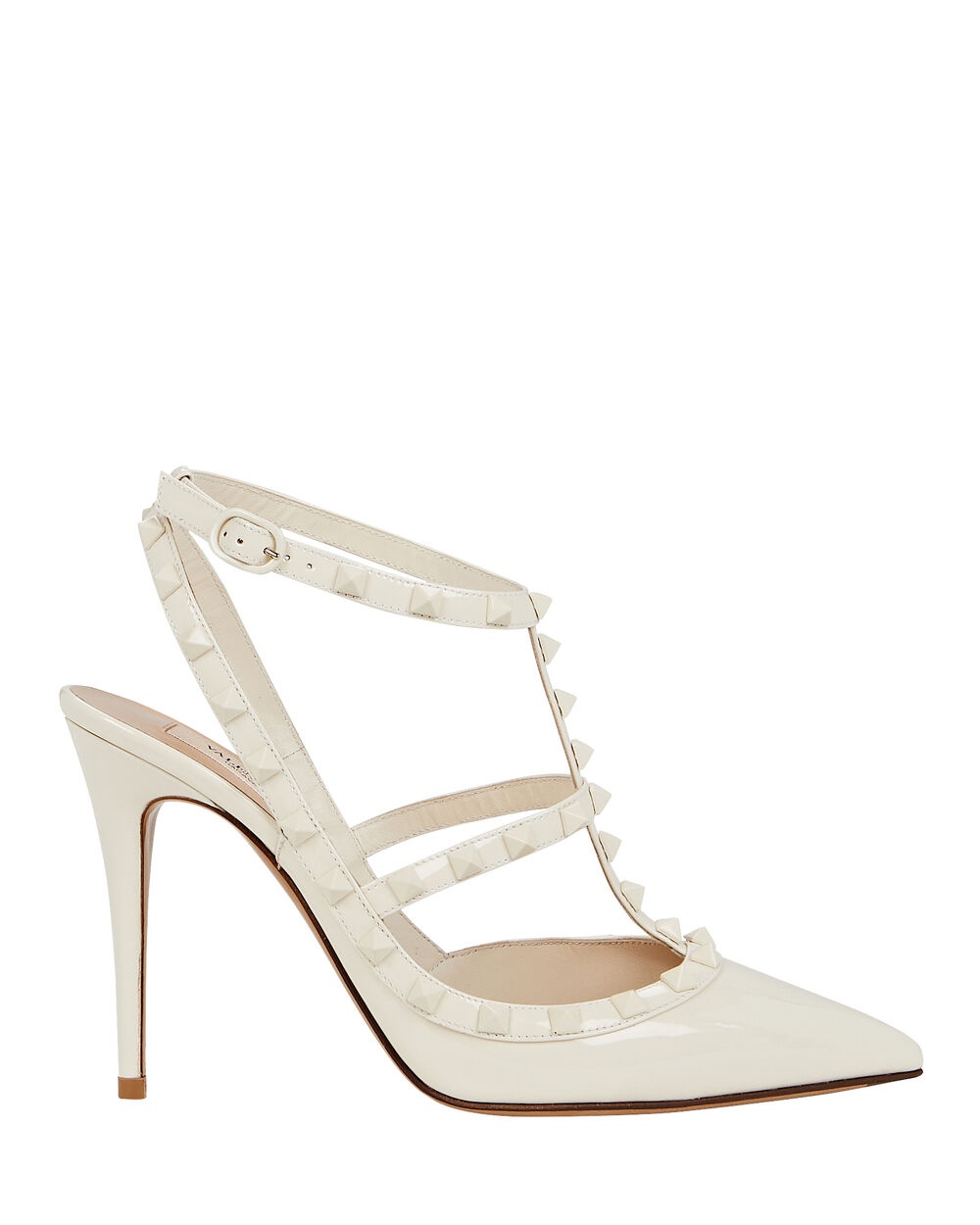 Rockstud Patent-Leather Pumps - 1