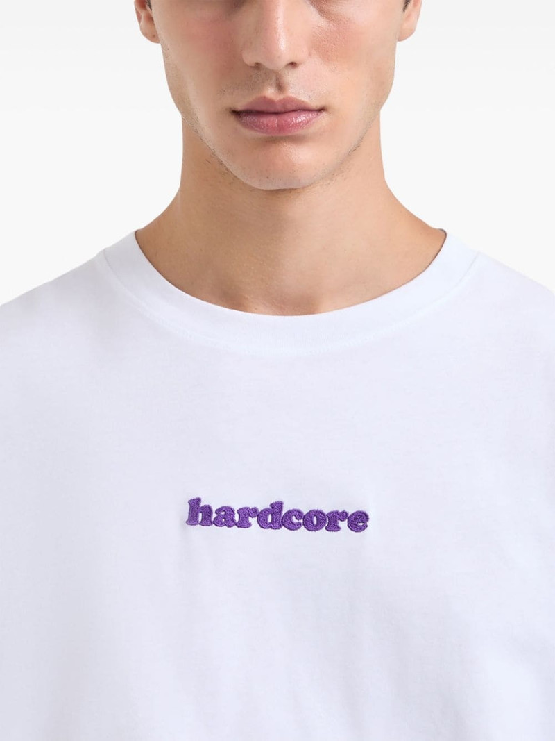 logo-embroidered T-shirt 6