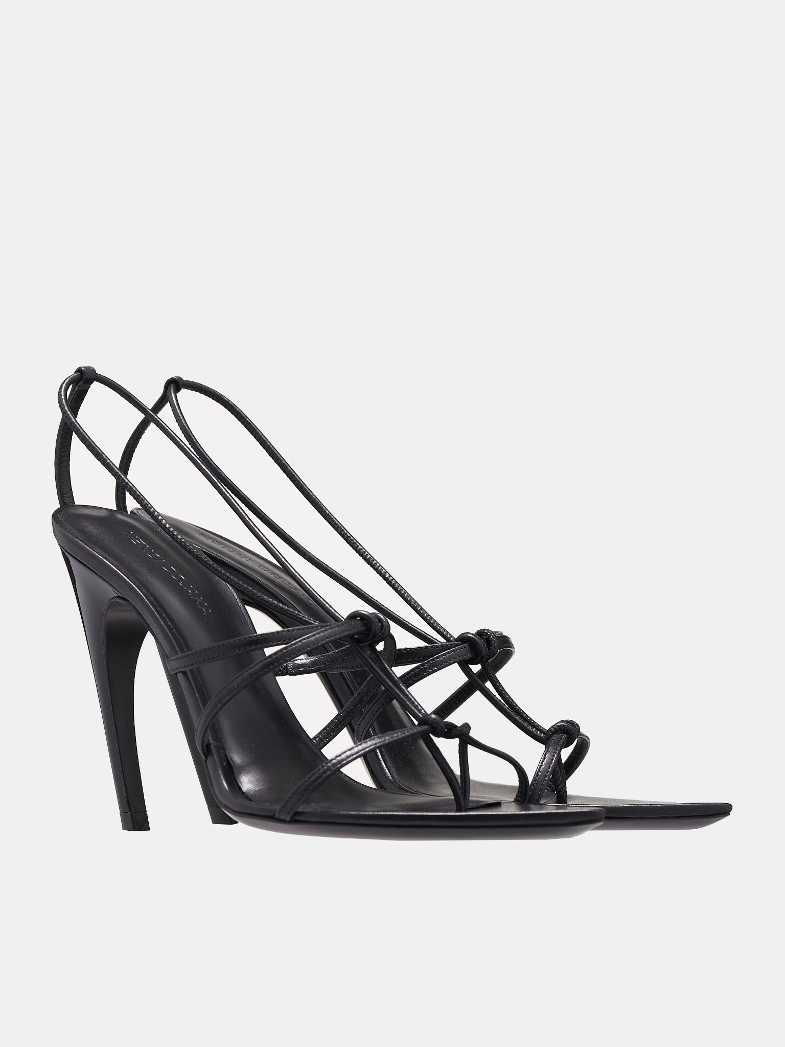 Leather Heeled Sandals - 2