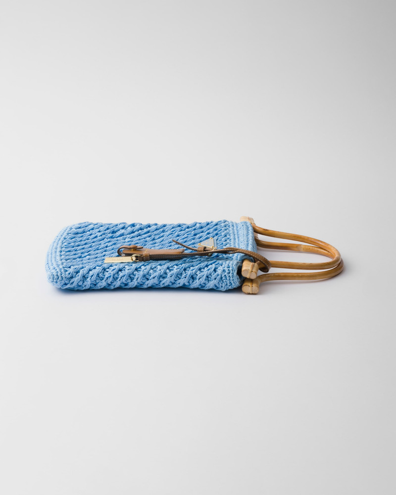 Cotton crochet mini-handbag 3