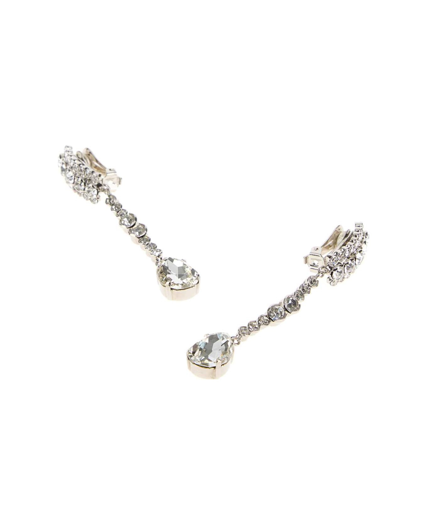Embellished Metal Earrings - 2