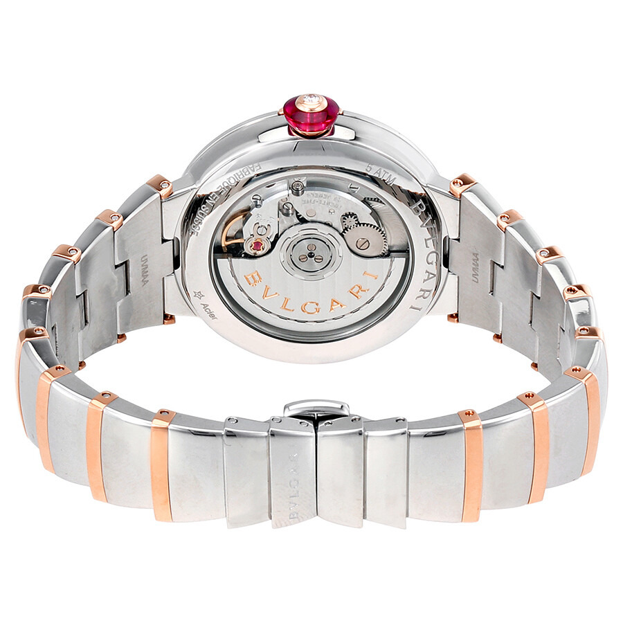 Pre-owned Bvlgari Lvcea Silver Opaline Dial Ladies Watch 102385 - 3
