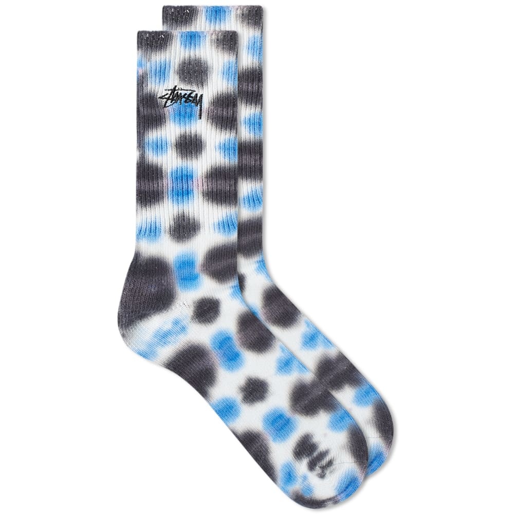 Stussy Batik Dye Crew Sock - 1