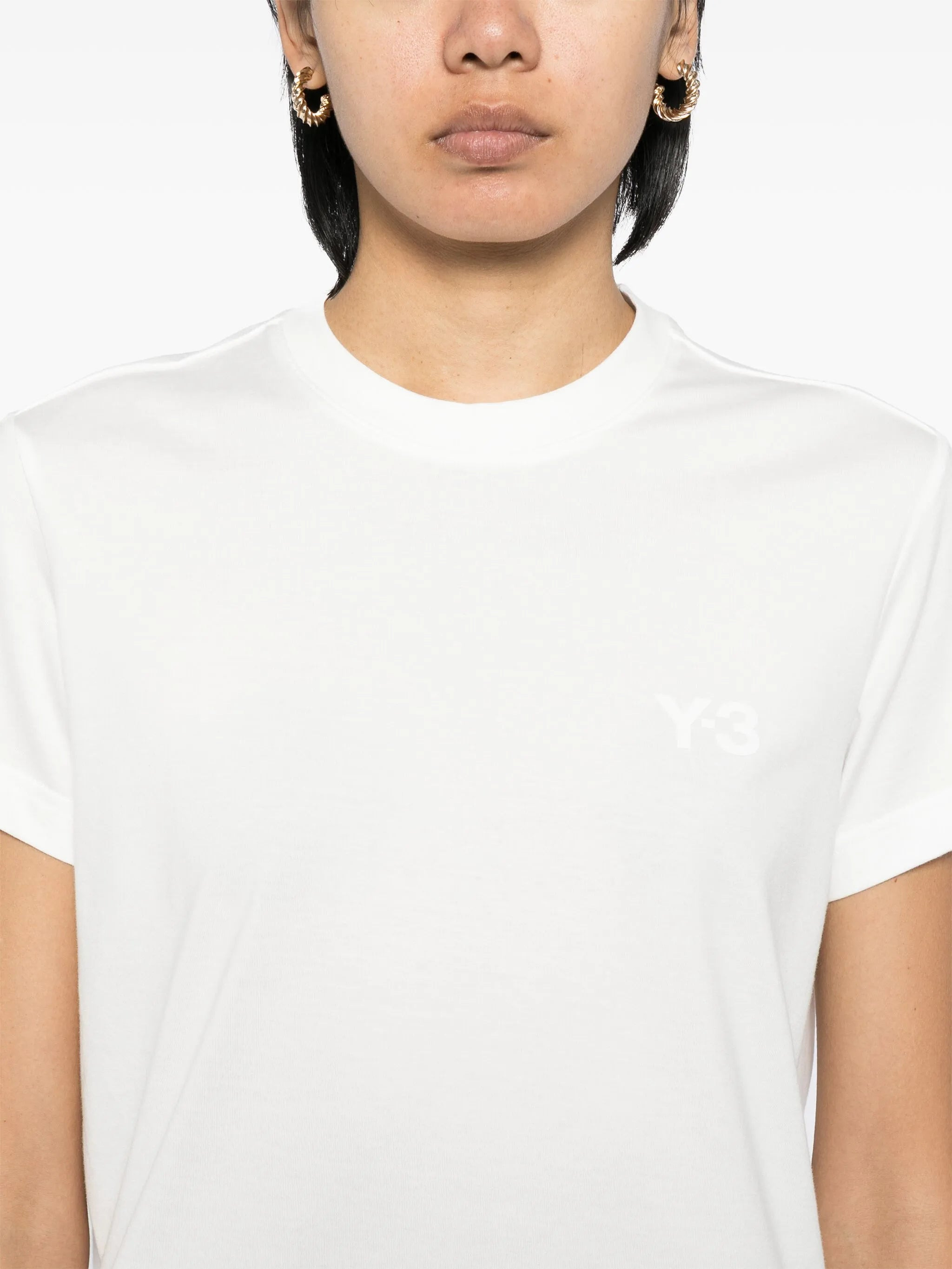 Y-3 Logo-print Cotton T-shirt - 3