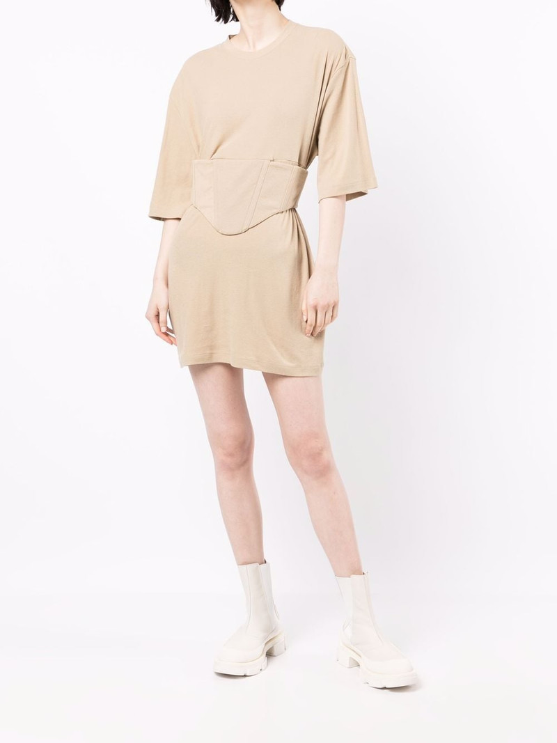 Dion Lee corset-detail tunic top outlook