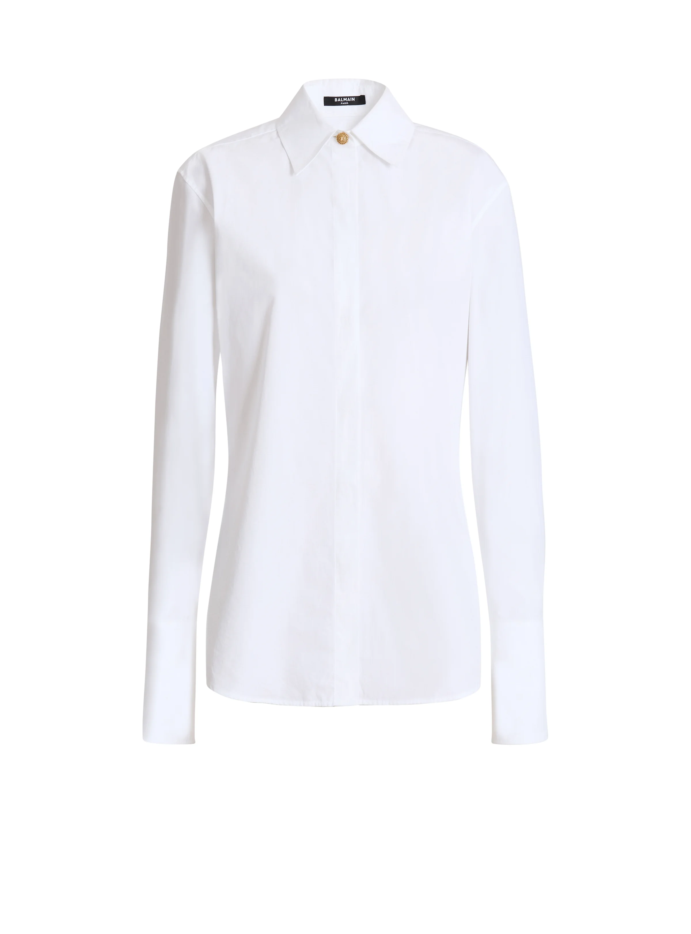 Cotton poplin shirt - 1