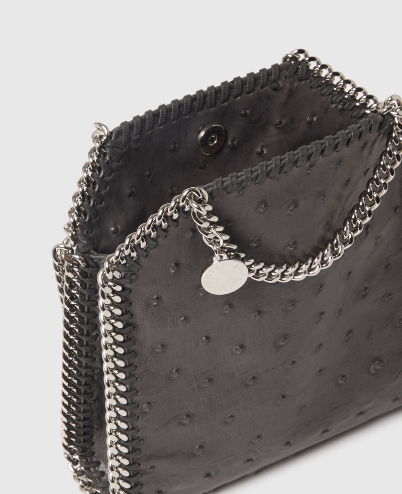 Falabella Ostrich Tiny Tote Bag 4
