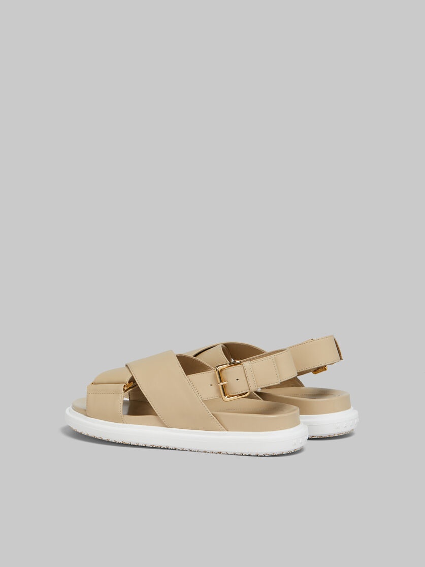 BEIGE LEATHER FUSSBETT - 3