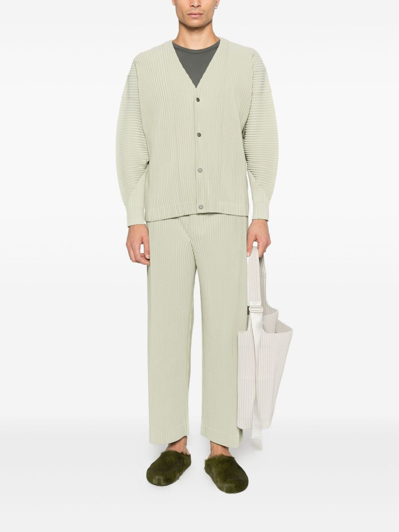 ISSEY MIYAKE plissé trousers outlook