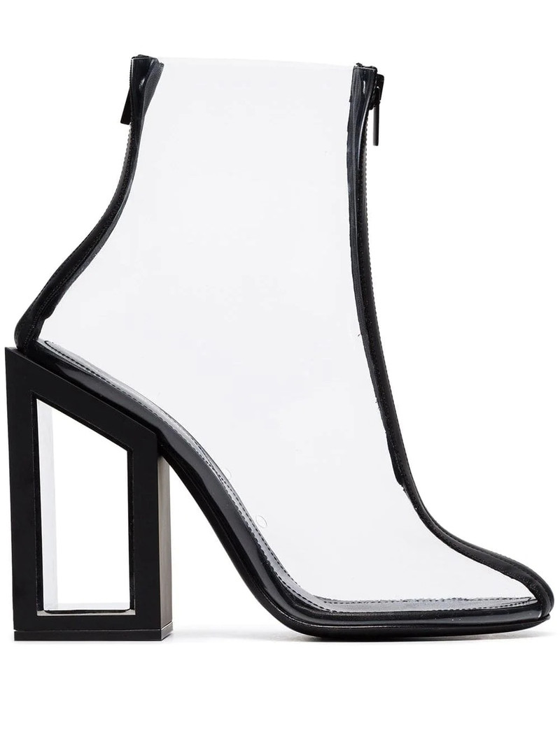 black Void 105 PVC ankle boots 1
