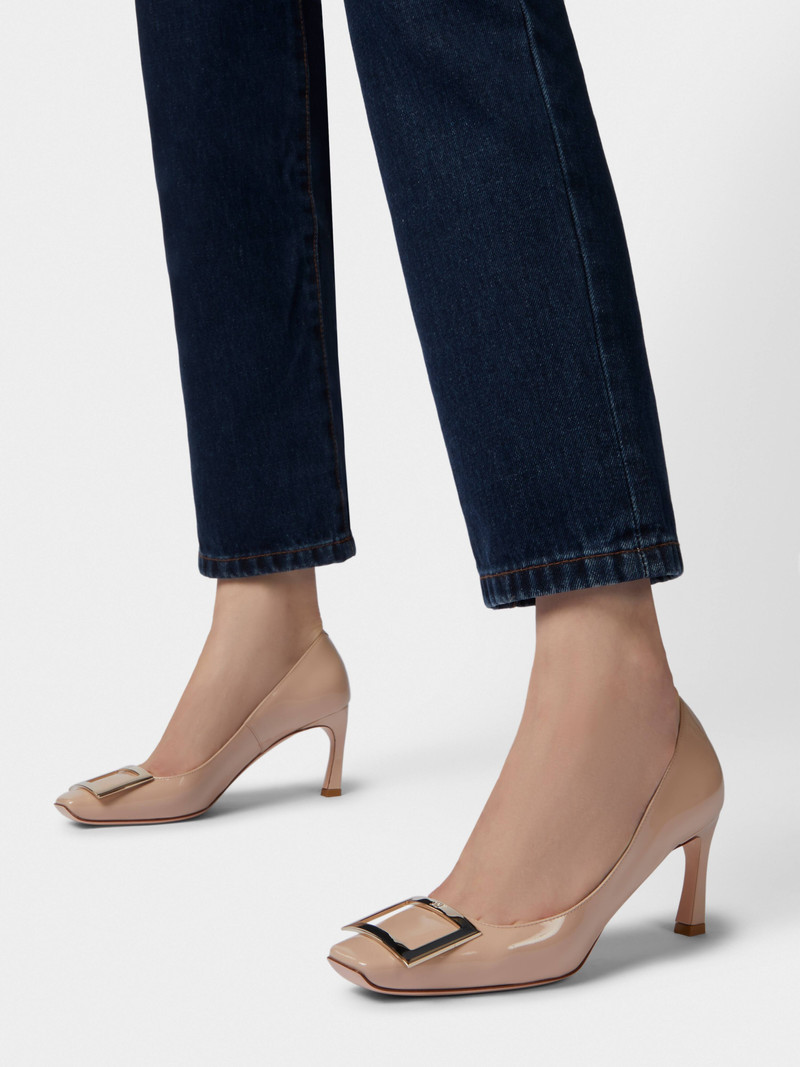 Roger Vivier Trompette Metal Buckle Pumps in Patent Leather outlook