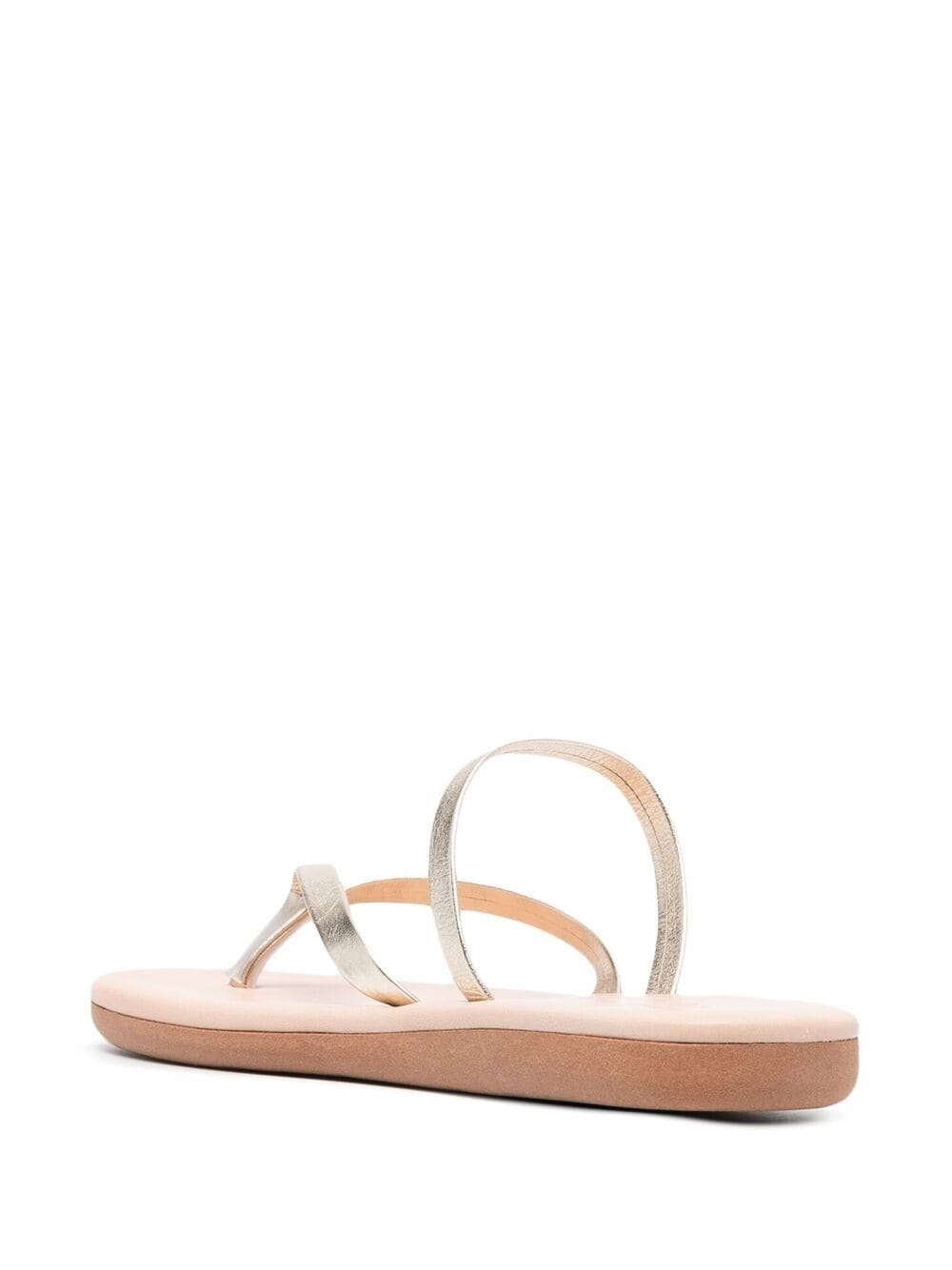 Vachetta leather flip flops - 3