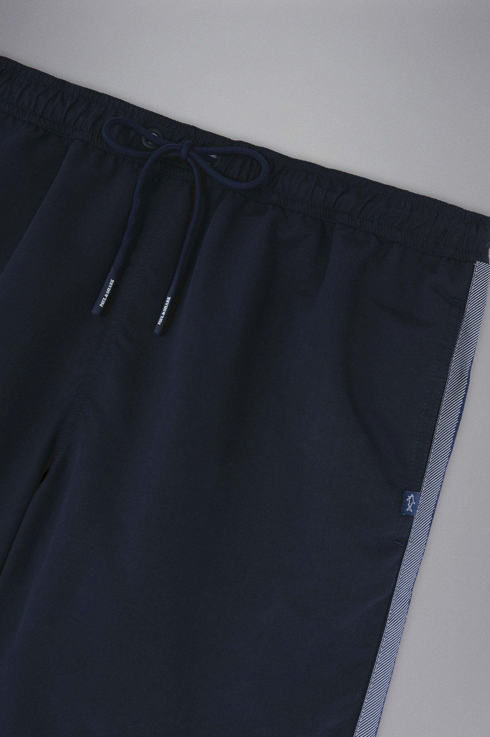 SWIM SHORTS WITH LOGO TAPE - 5