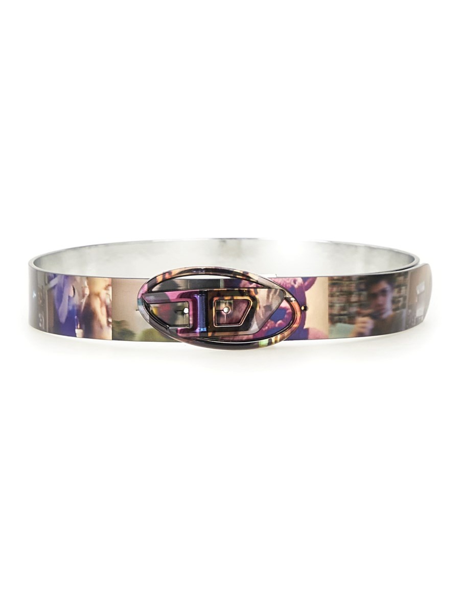 【DIESEL】Belt with Livestream print / ベルト Diesel BELT WITH LIVESTREAM PRINT | eleonorabonucci | REVERSIBLE
