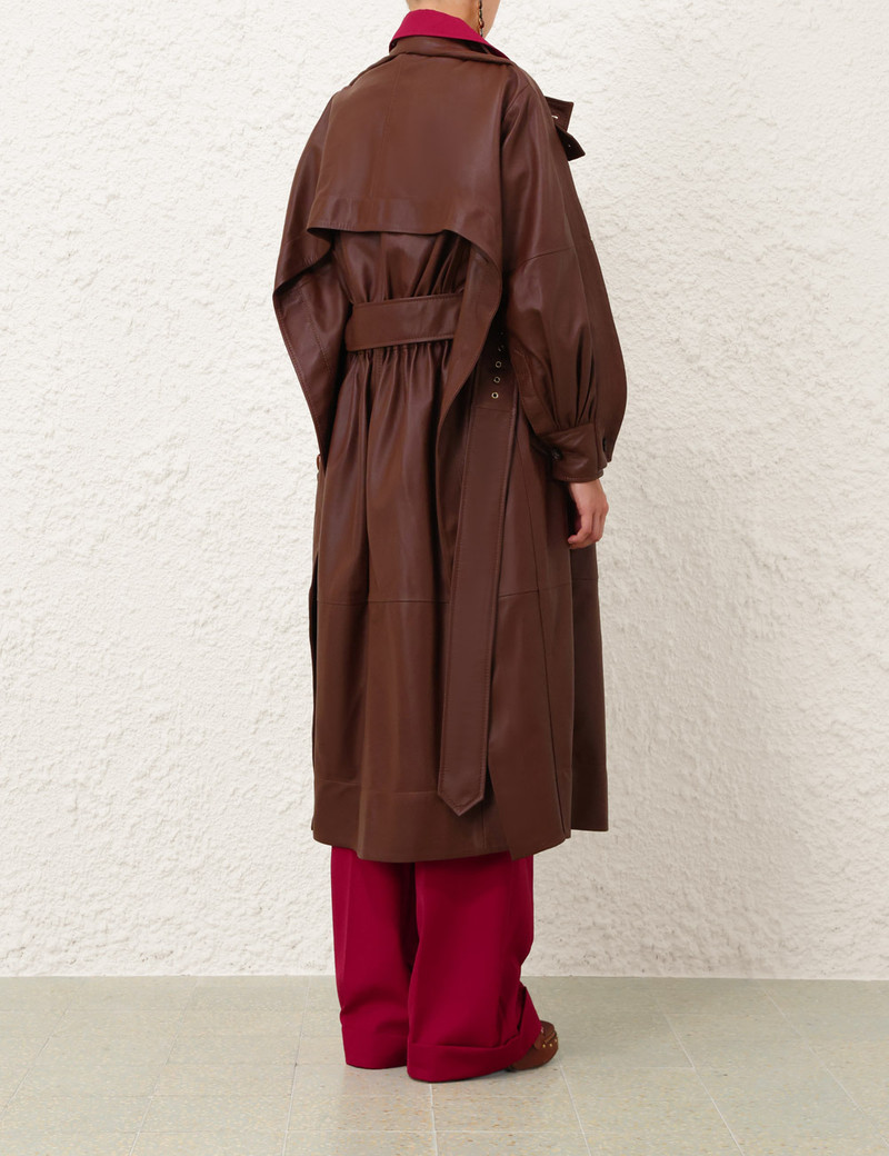 LUNA LEATHER TRENCH COAT 4