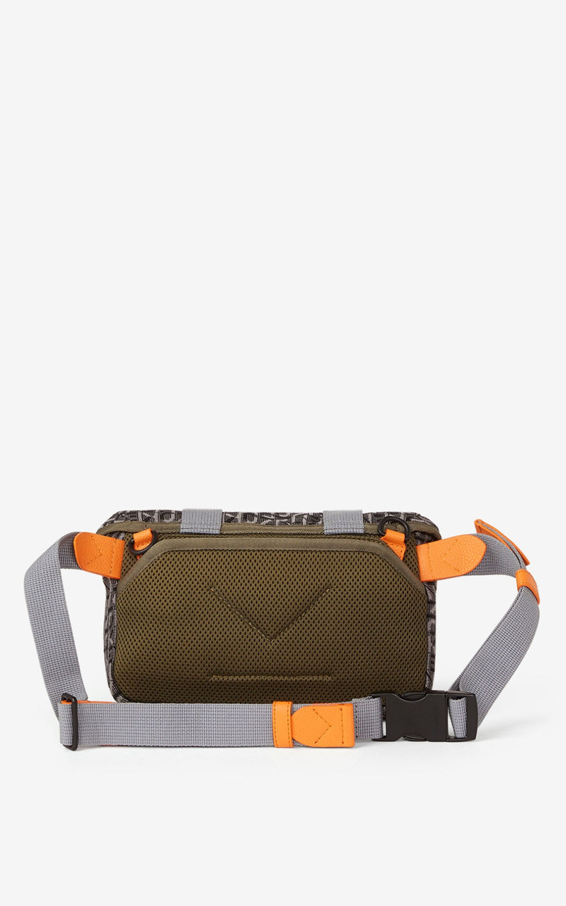 KENZO Courier jacquard belt bag outlook