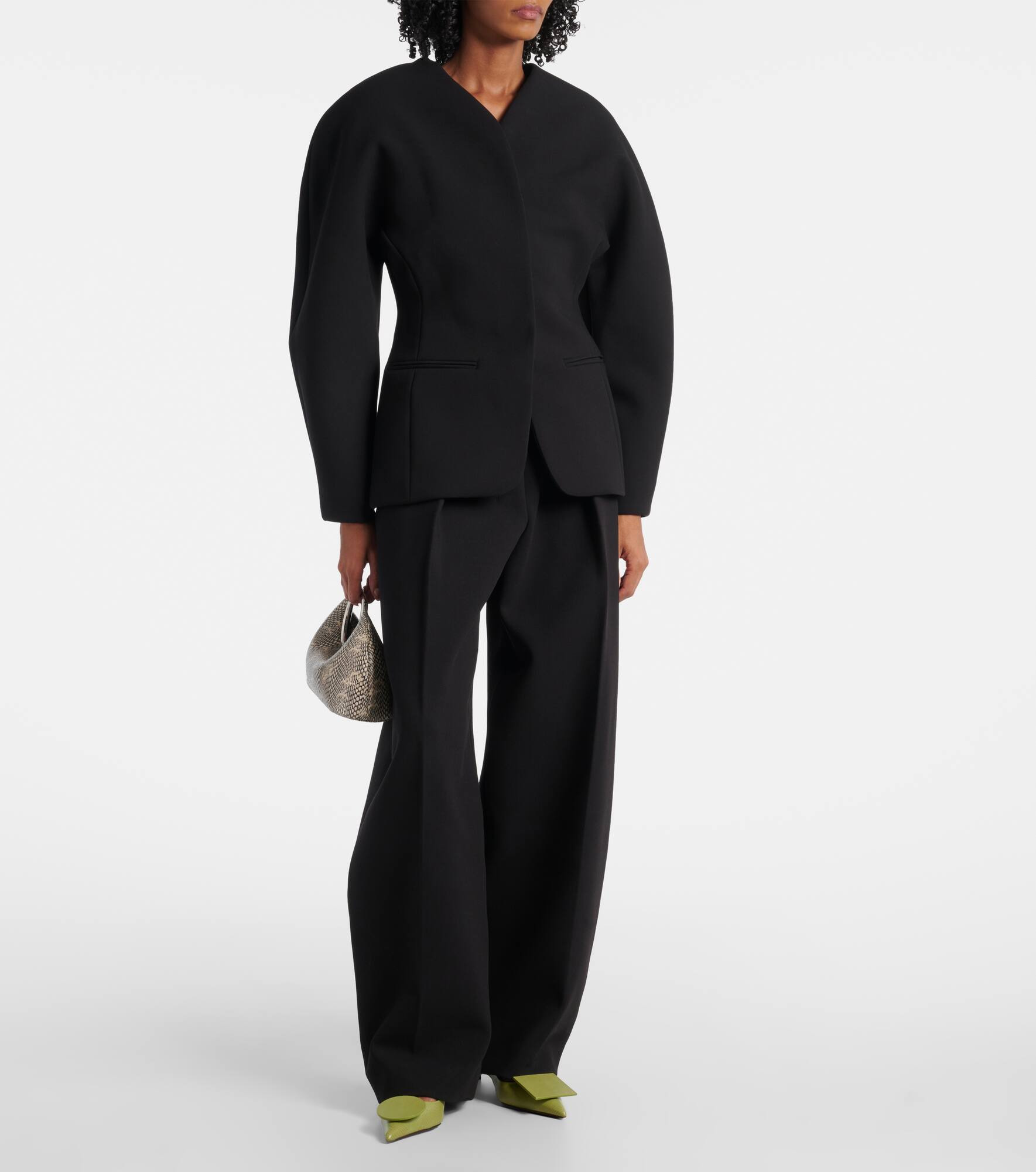 Oval wide-leg pants - 2