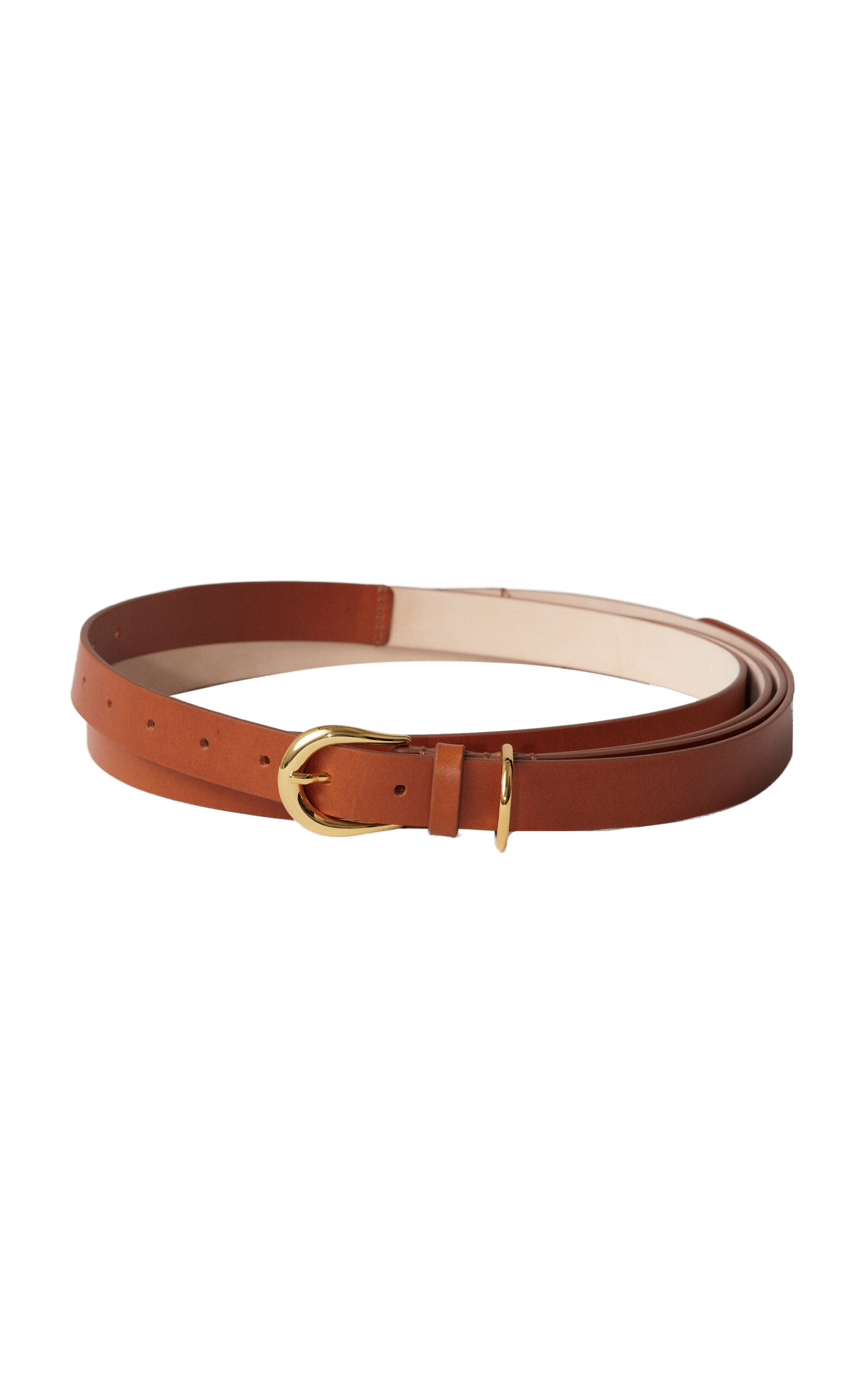 Despina Leather Wrap Belt brown - 1
