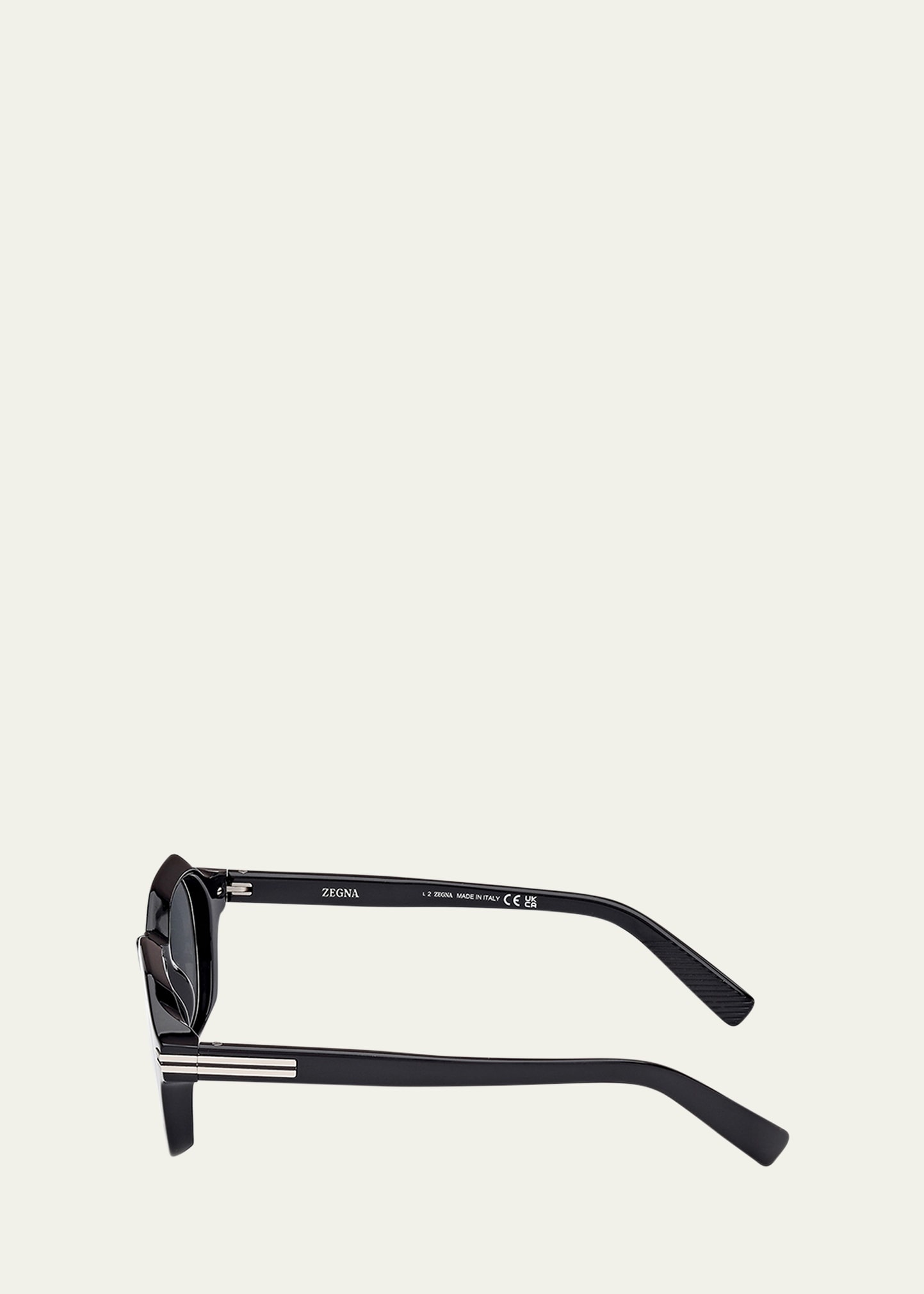 Men's EZ0250M Acetate Square Sunglasses - 3