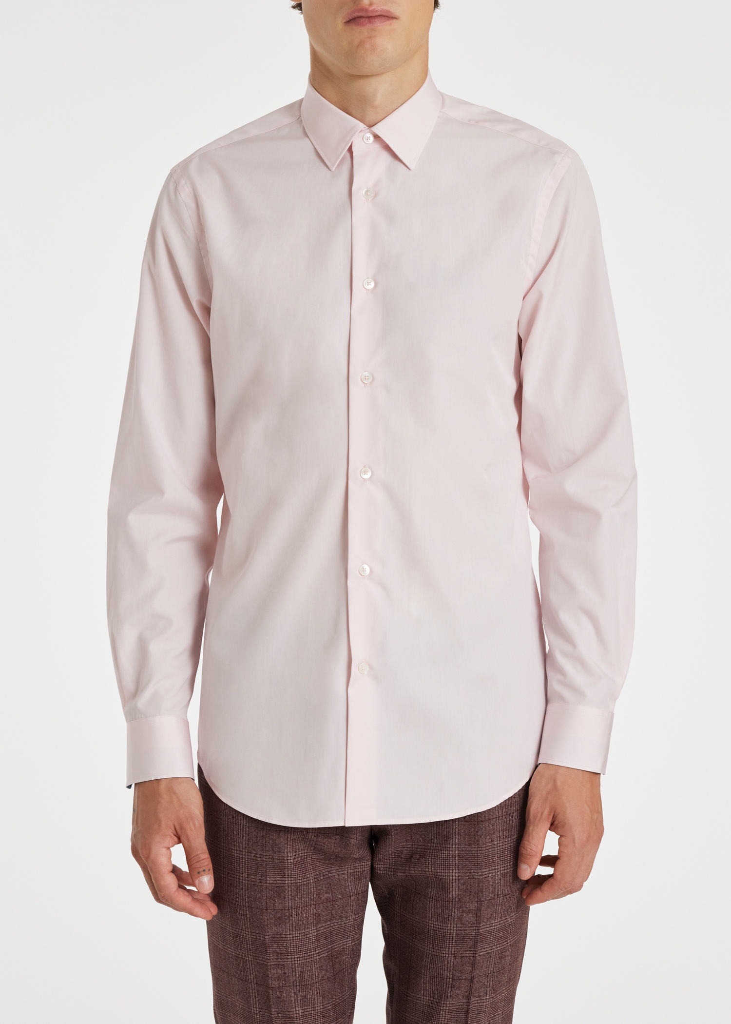 Tailored-Fit  'Artist Stripe' Cuff Shirt - 7