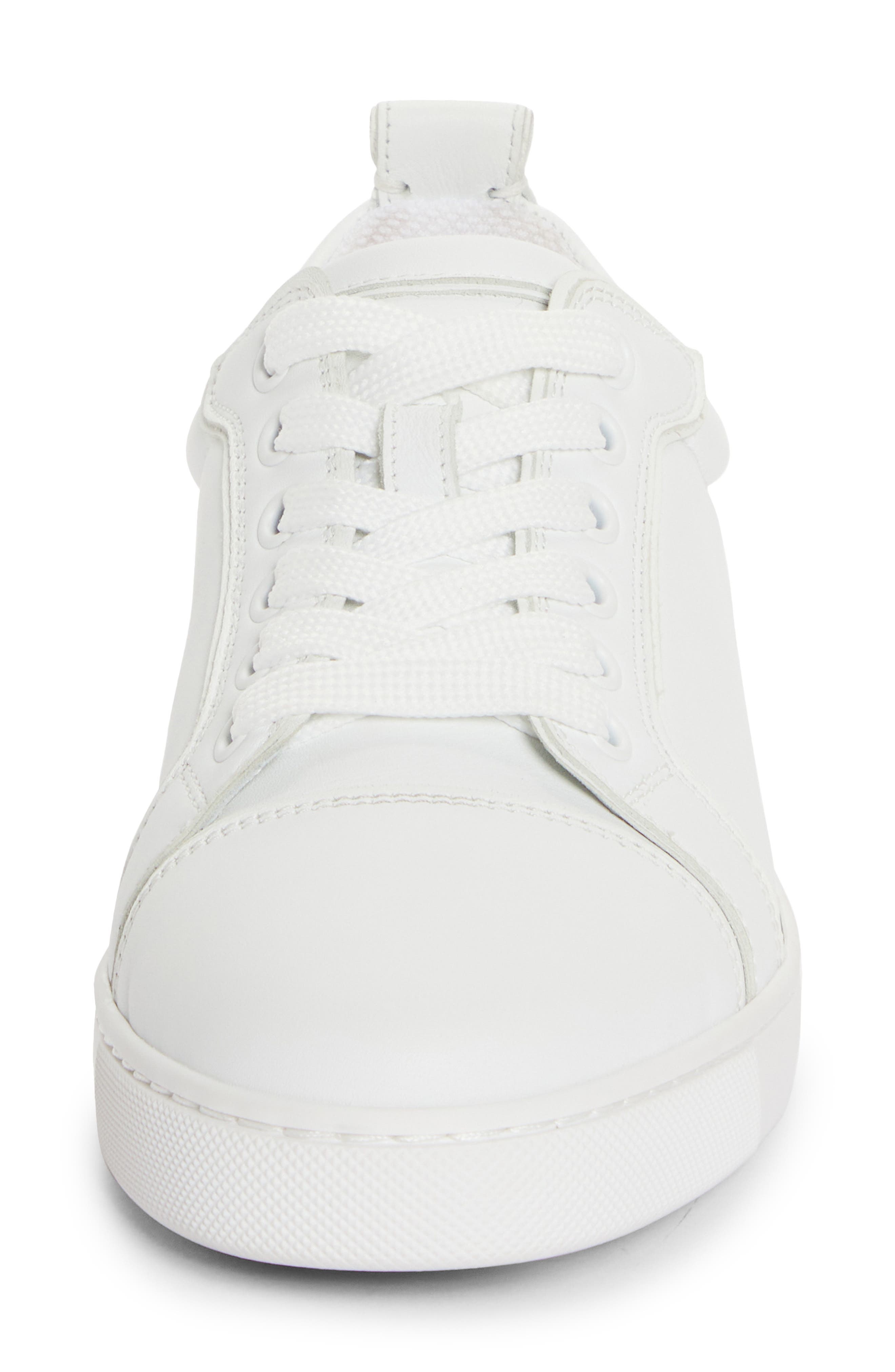 Christian Louboutin Fun Louise Junior Low Top Sneaker in White at Nordstrom - 4