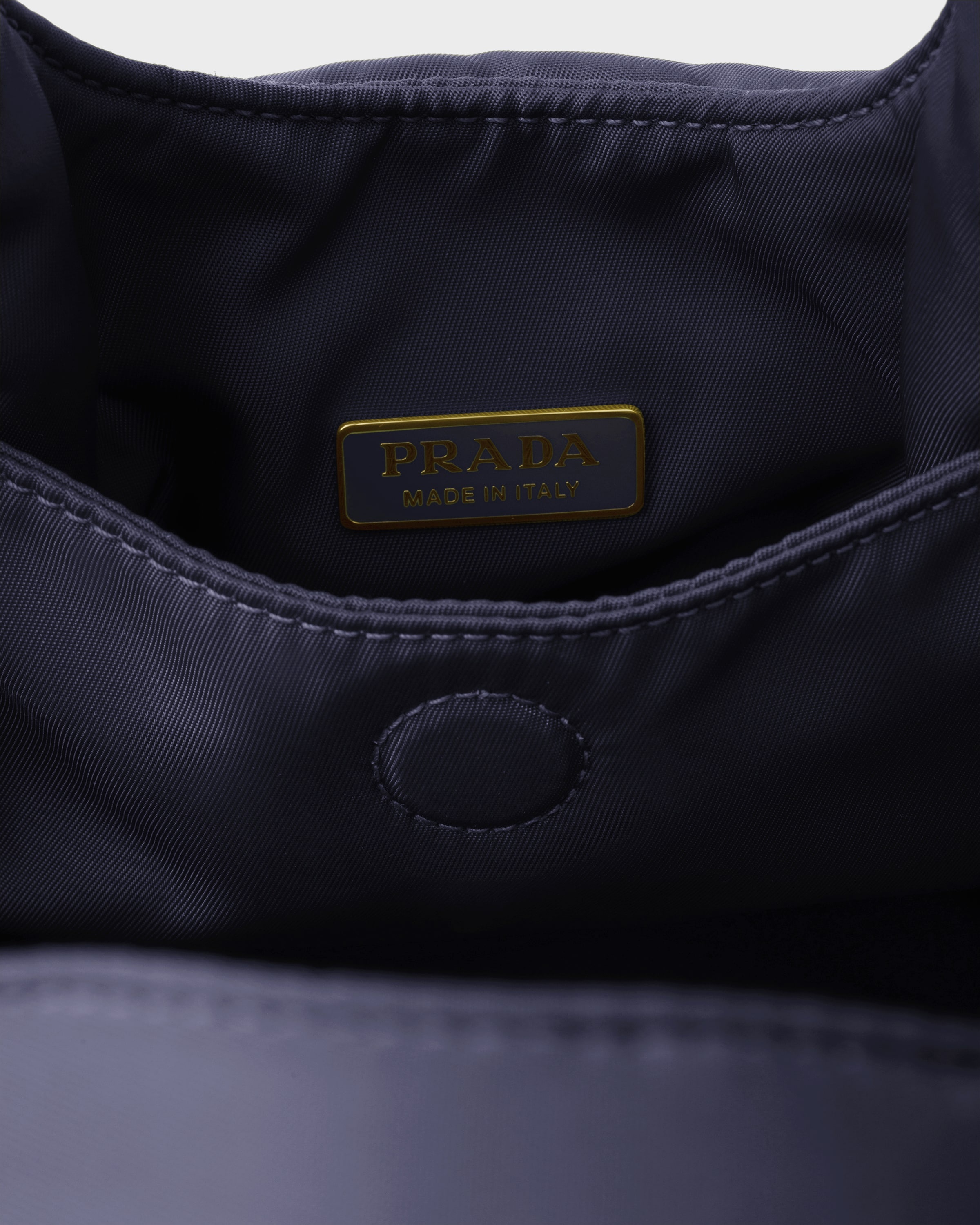 Padded Re-Nylon mini-bag with bow - 5