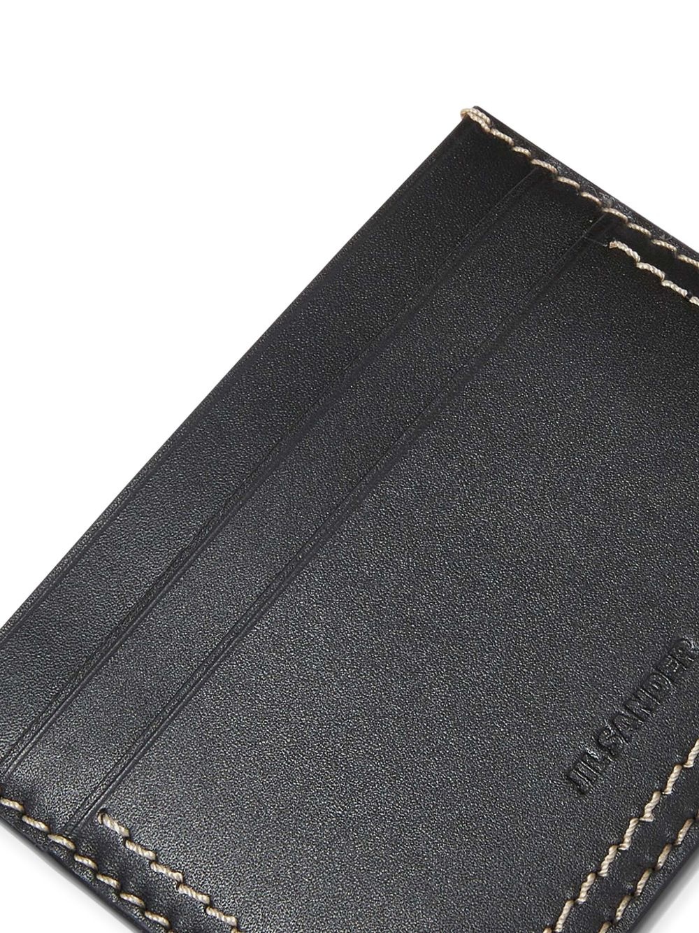 logo-debossed card holder - 3