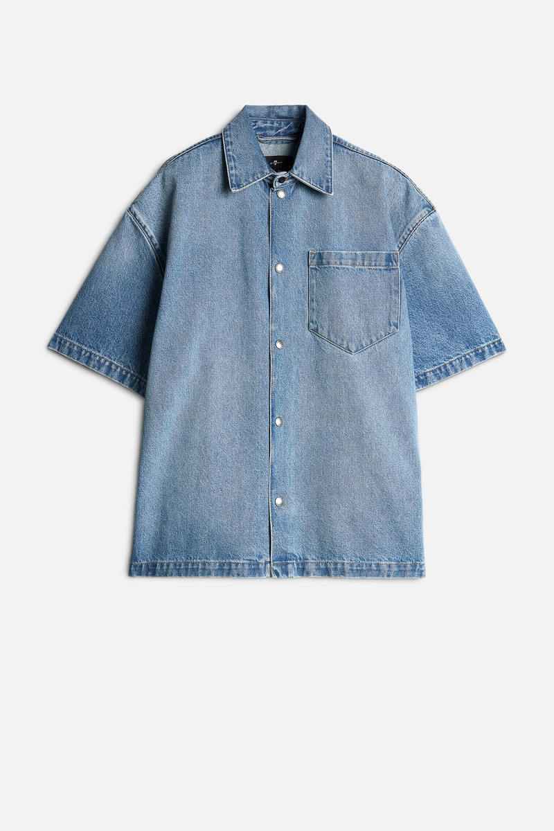 Denim Camp Shirt in Mason 1