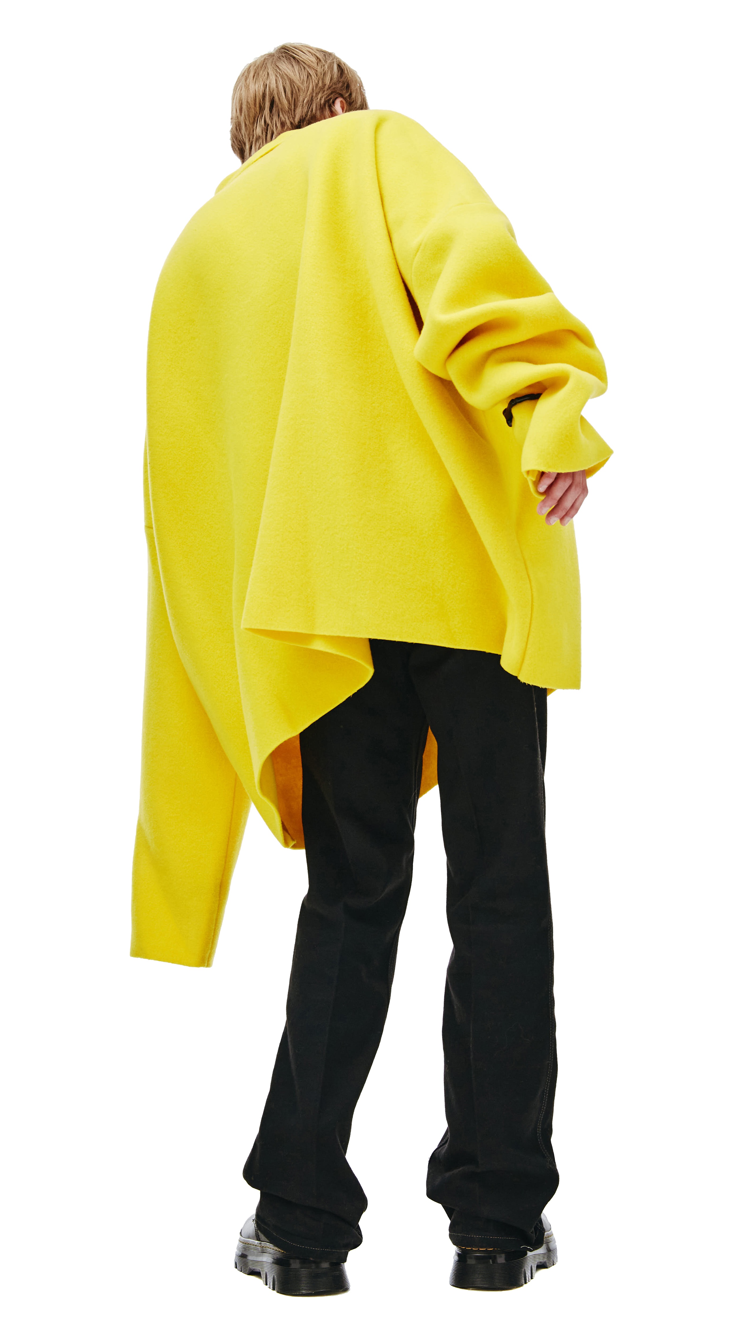 YELLOW OVERSIZED SWEATSHIRT - 3
